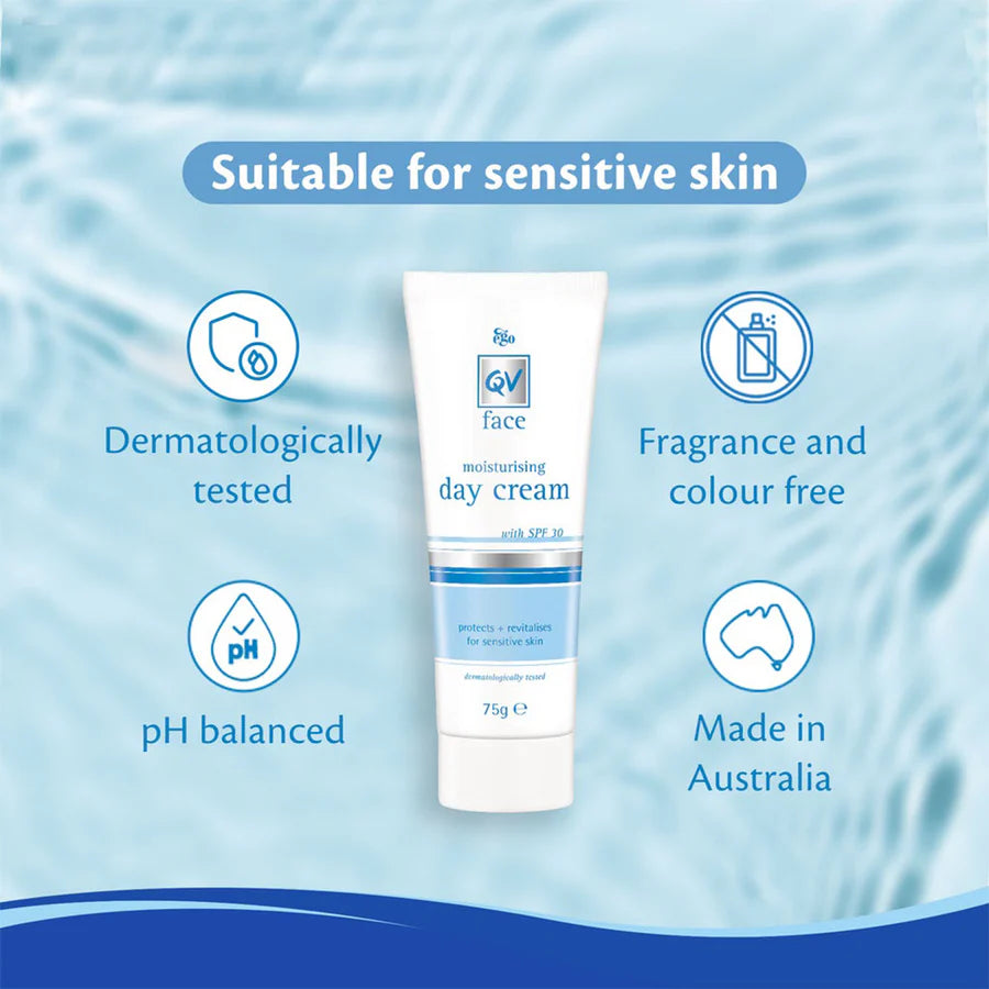 Ego QV Face Moisturising Day Cream with SPF 30 – 125g