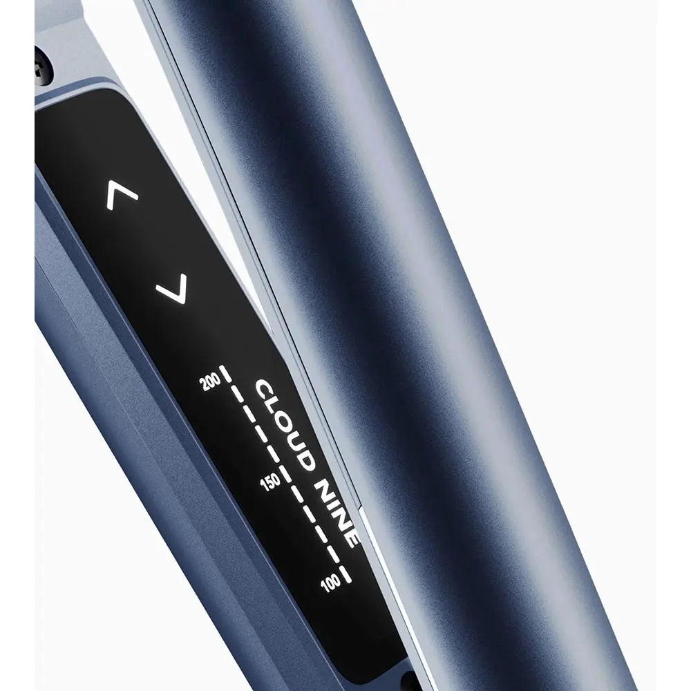 مكواة فرد الشعر الاحترافية 2 في 1 من كلاود ناين - أزرق