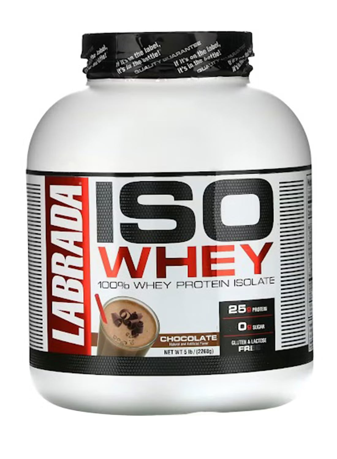 Labrada ISO 100% Whey Protein Isolate 5lb Chocolate