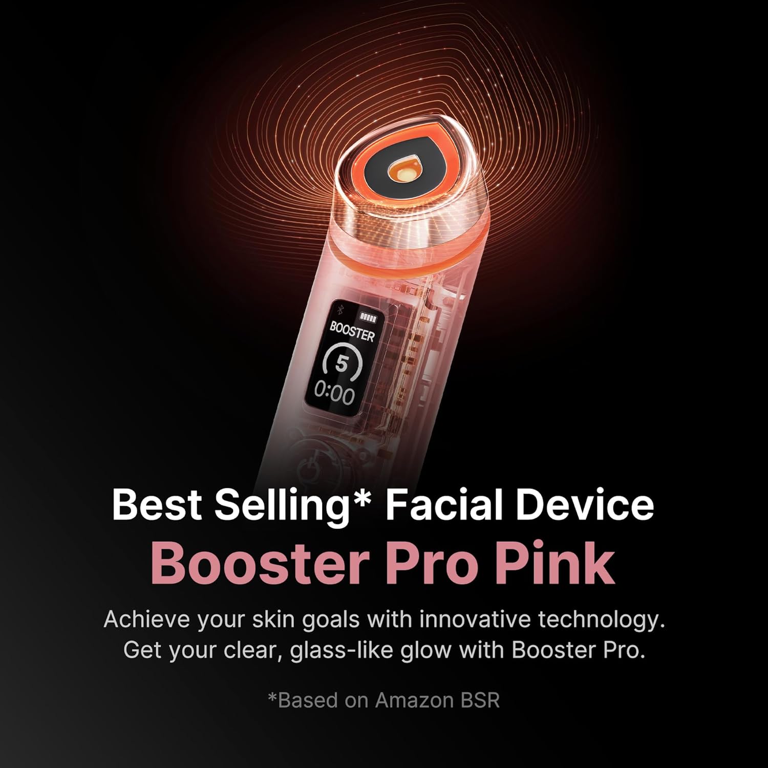 Medicube Age-R Booster Pro Pink 6-in-1 Real Glass Glow Device