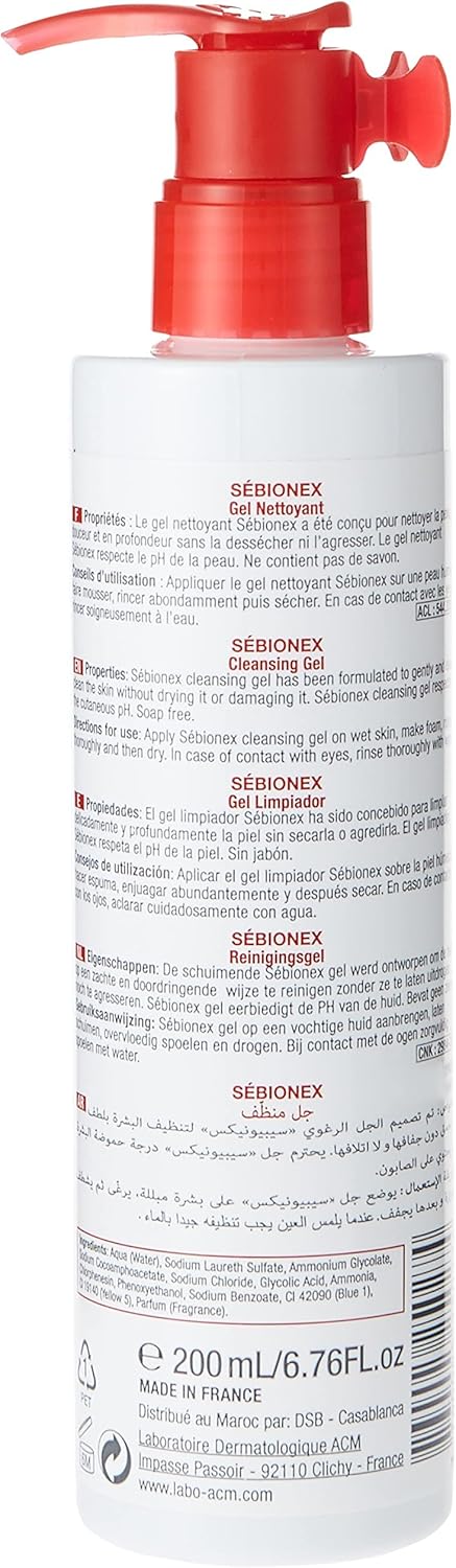 ACM Sebionex Cleansing Gel For Oily And Acne-Prone Skin 200ml