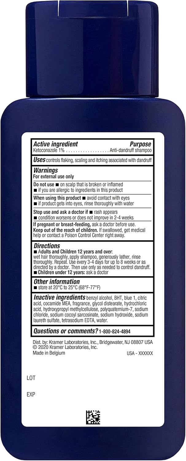 Nizoral Anti-Dandruff Shampoo with 1% Ketoconazole, Fresh Scent 200ml