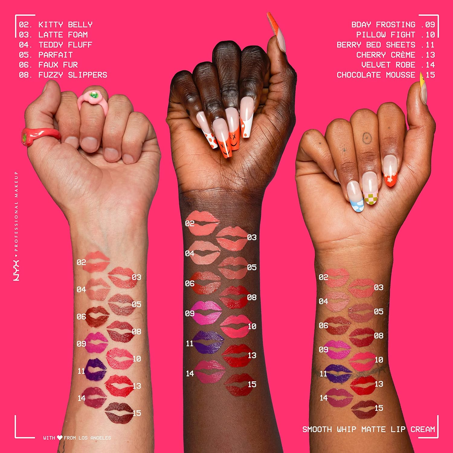 NYX Professional Makeup Smooth Whip Matte Liquid Lipstick 4ml - cherry crème