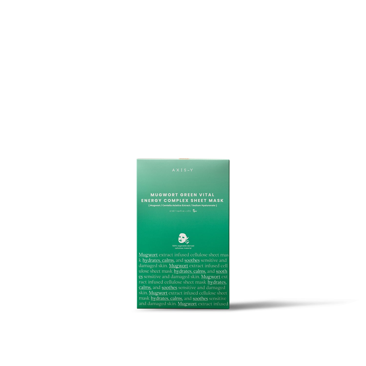 AXIS-Y Mugwort Green Vital Energy Complex Sheet Mask 27ml