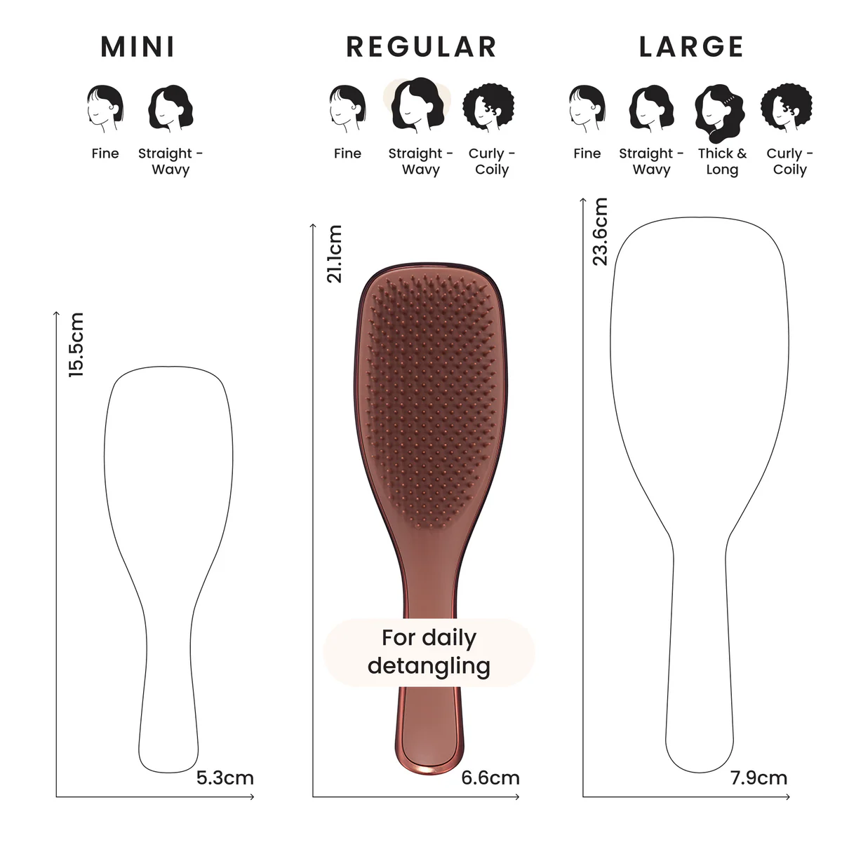 Tangle Teezer Special Edition Detangling Hairbrush Chocolate Bronze