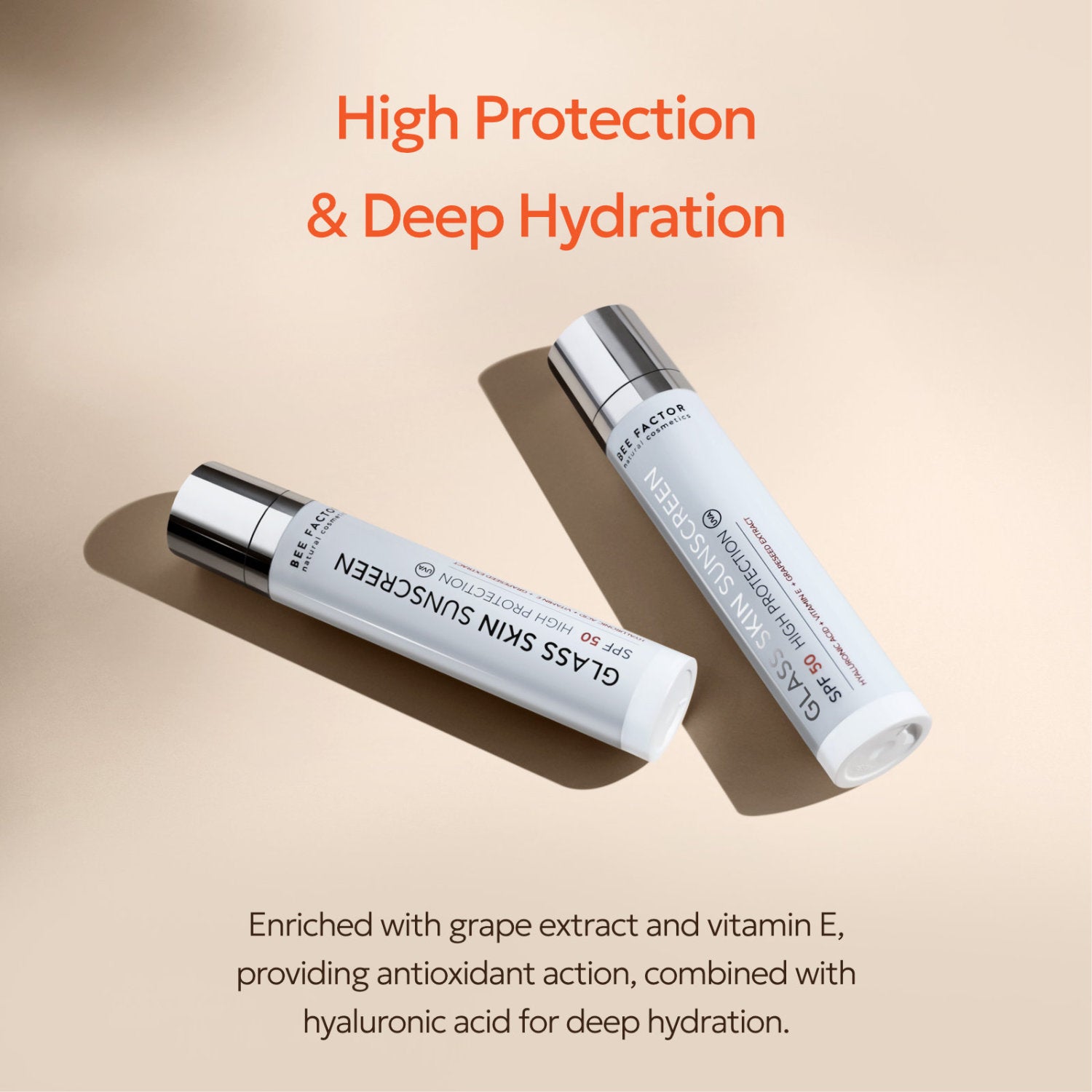 Bee Factor Natural Cosmetics Glass Skin Suncreen SPF 50
