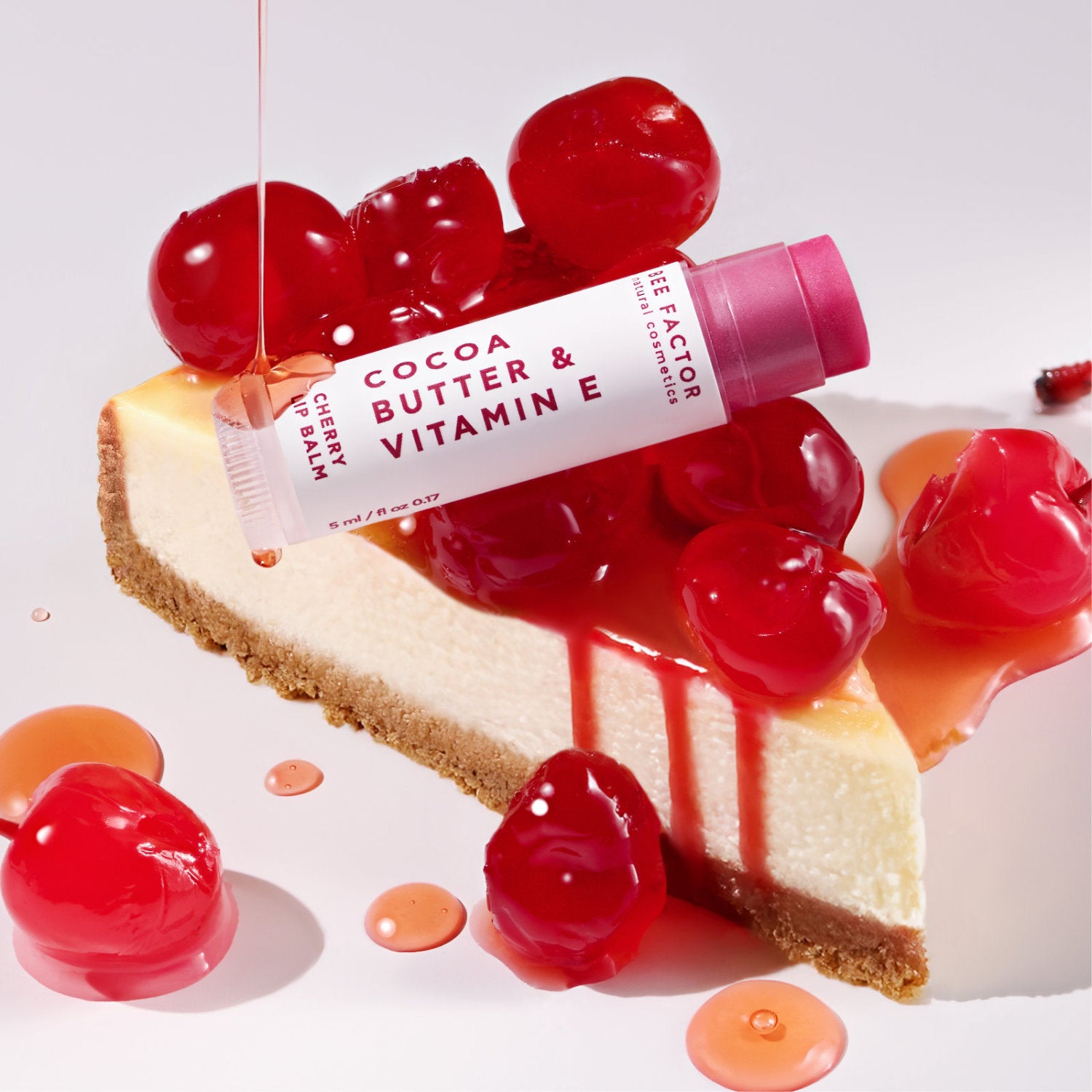 Bee Factor Natural Cosmetics Cherry Lip Balm 5ml