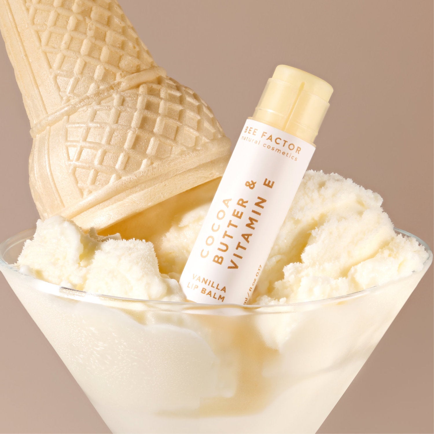 Bee Factor Natural Cosmetics Vanilla Lip Balm 5ml