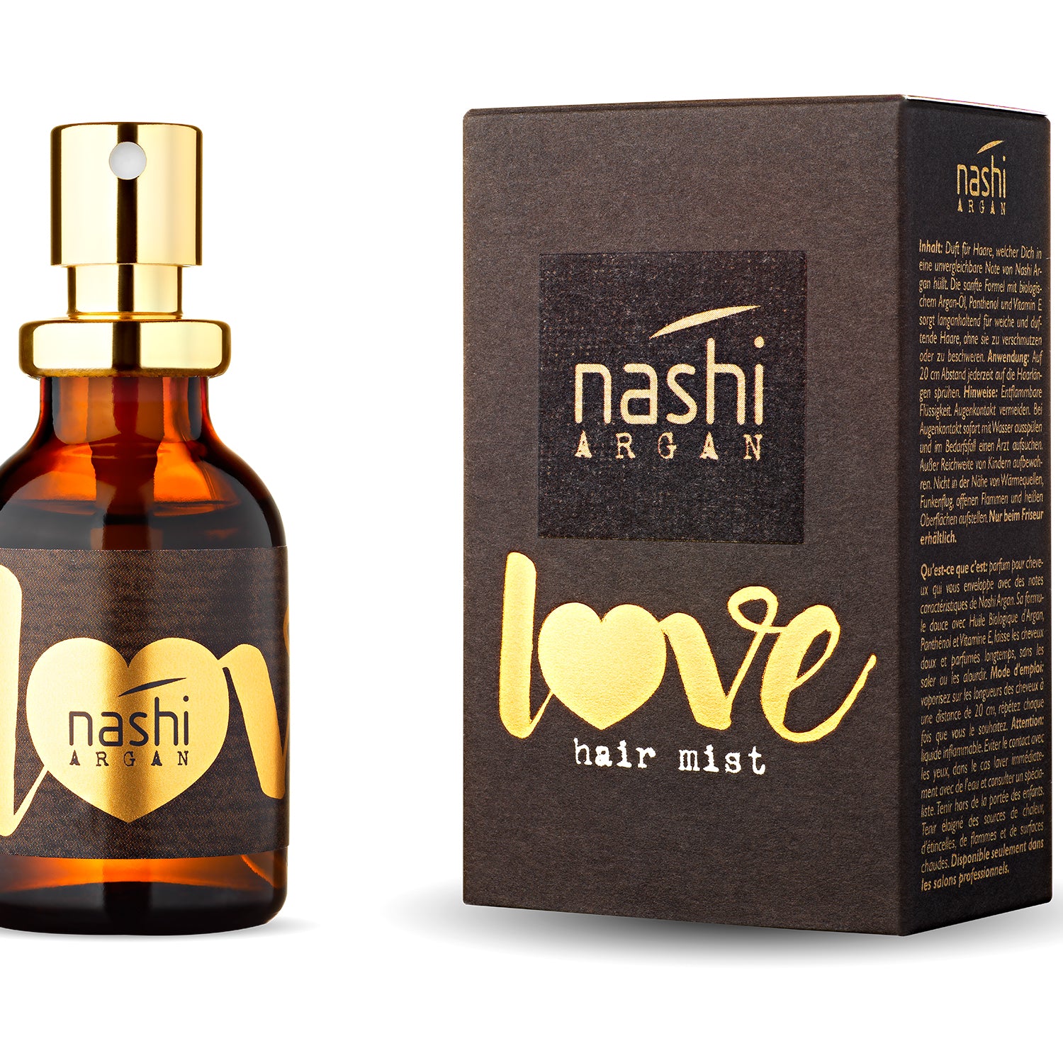 Nashi Argan LOVE Hair Mist Fragrance 20ml Box