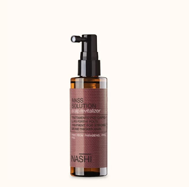 NASHI hair care product bottle on a white background