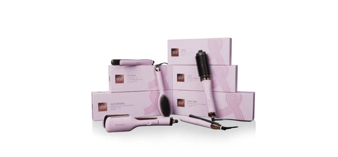 GHD Duet Blowdry 2-In-1 Hot Hair Dryer Brush Pink