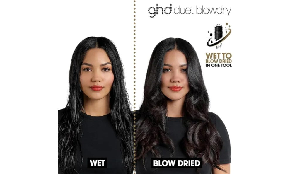 GHD Duet Blowdry 2-In-1 Hot Hair Dryer Brush Pink