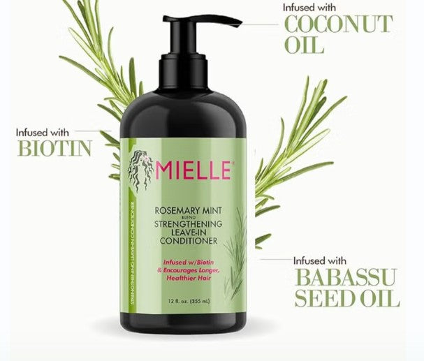 Mielle Rosemary Mint Blend Strong Leave-In Hair Conditioner 355ml