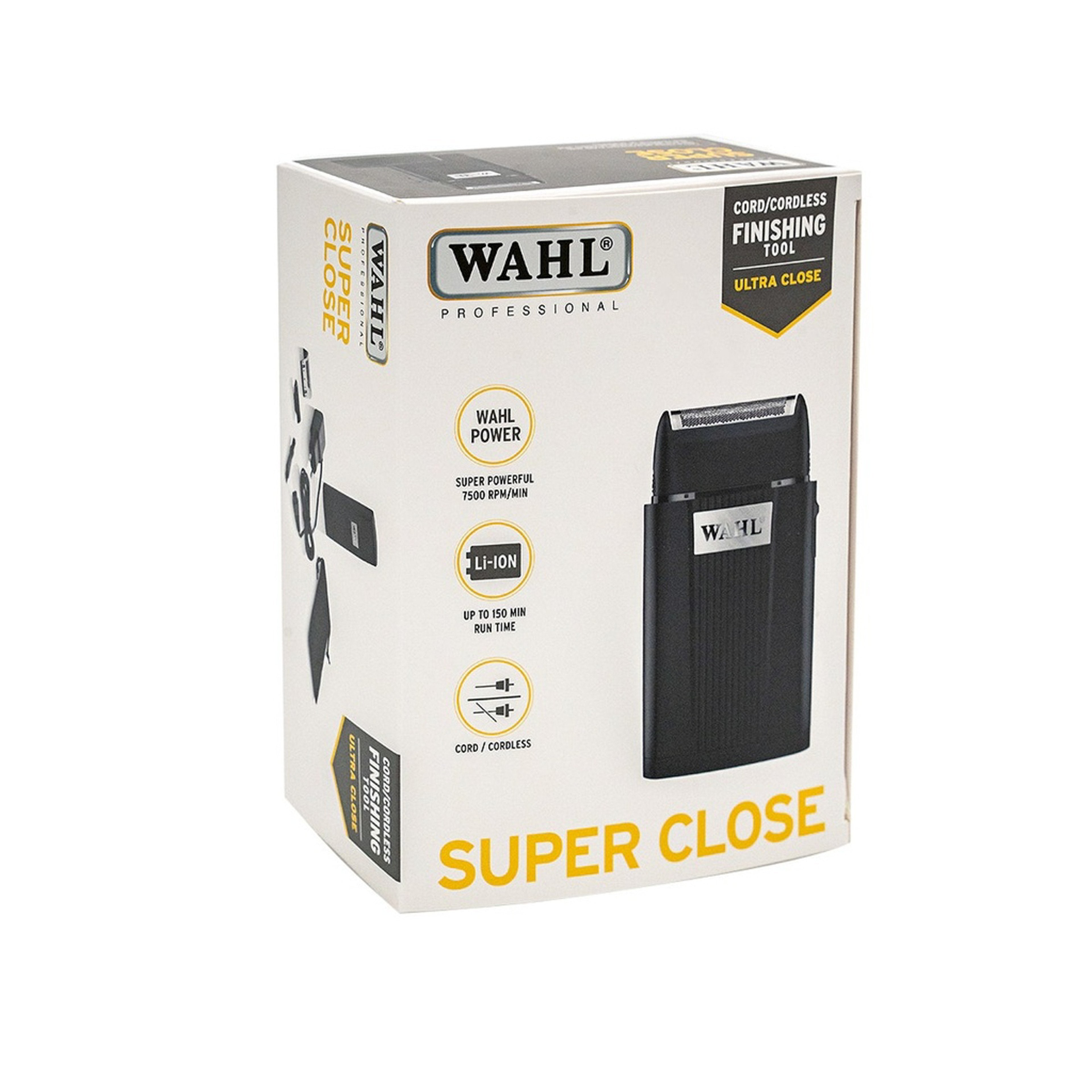 Wahl professional shaver packaging on a white background