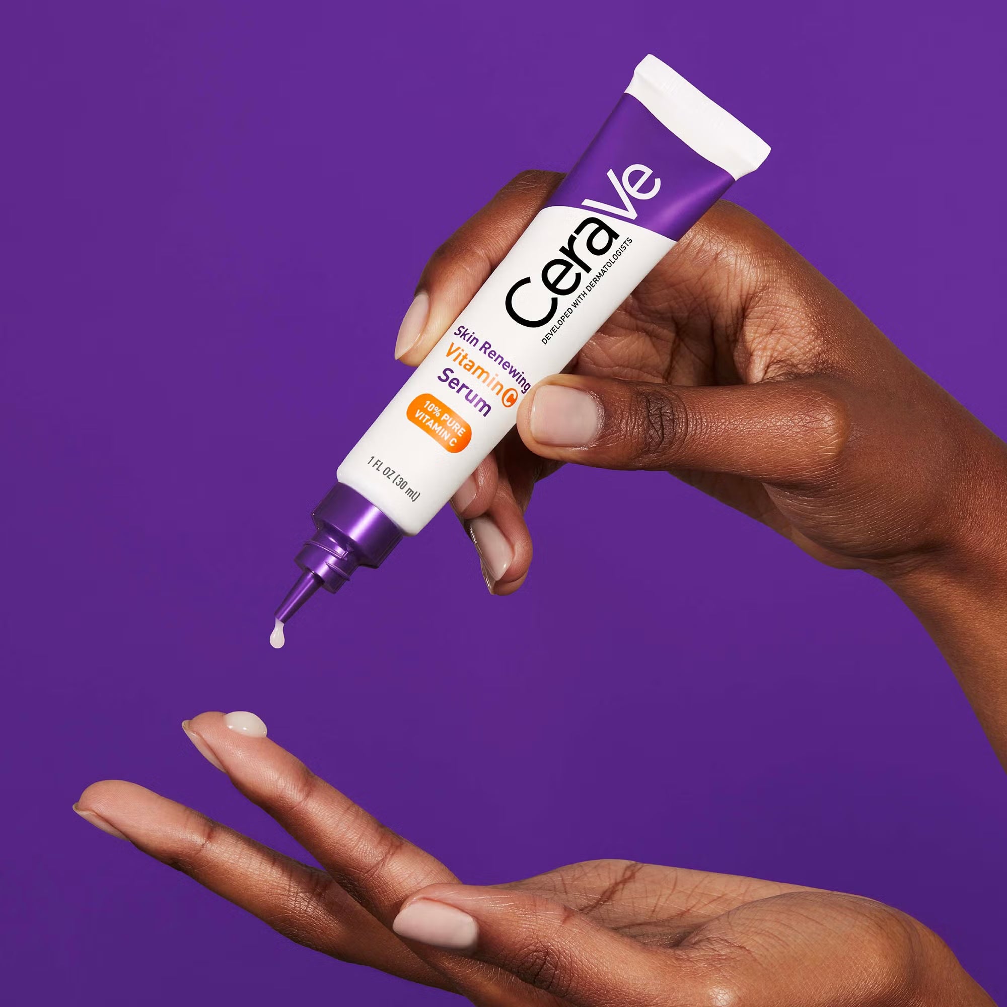 CeraVe Skin Renewing 10% Pure Vitamin C Serum with Ceramides (30 ml)