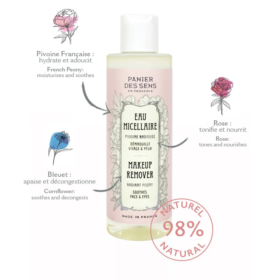 Panier Des Sens Make-up remover - Radiant Peony