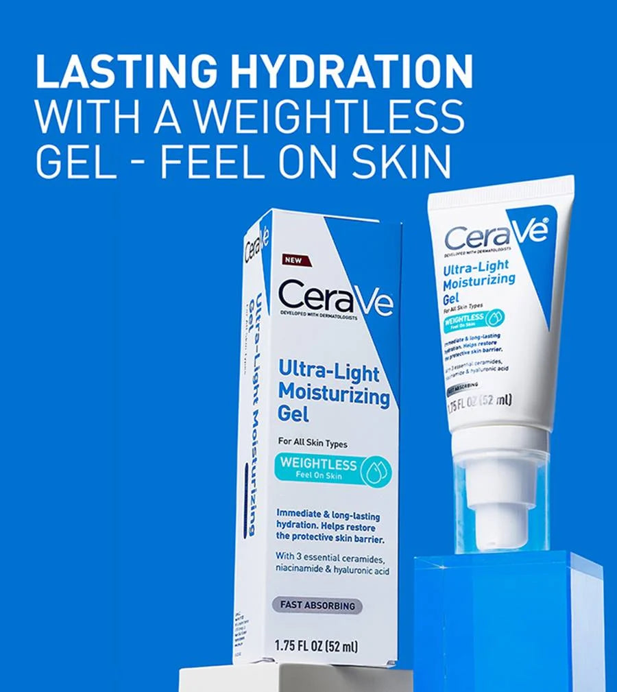 CeraVe Ultra‑Light Moisturizing Gel 52 ml
