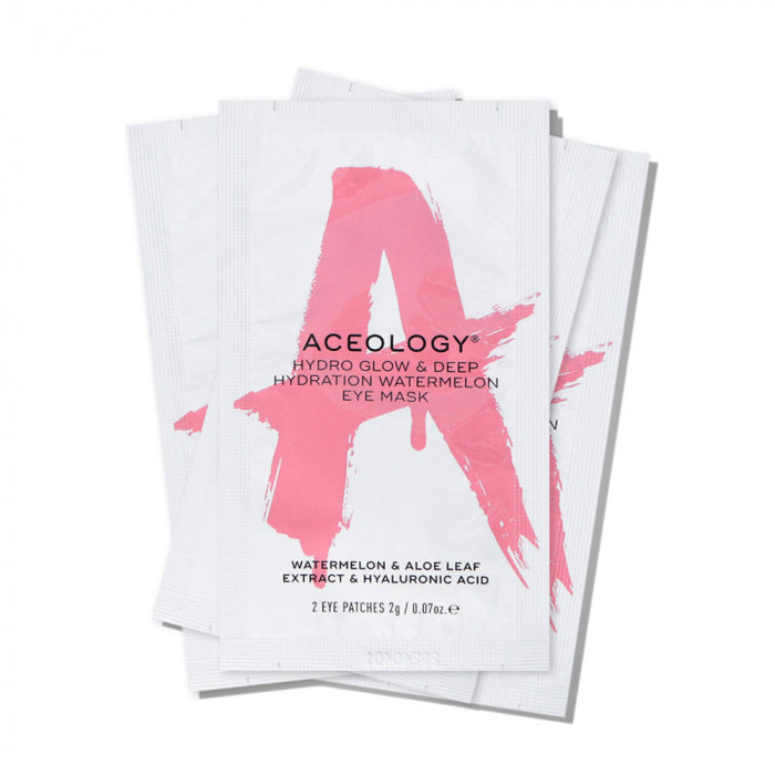 Aceology Hydro Glow & Deep Hydration Watermelon Eye Mask (4 pack)