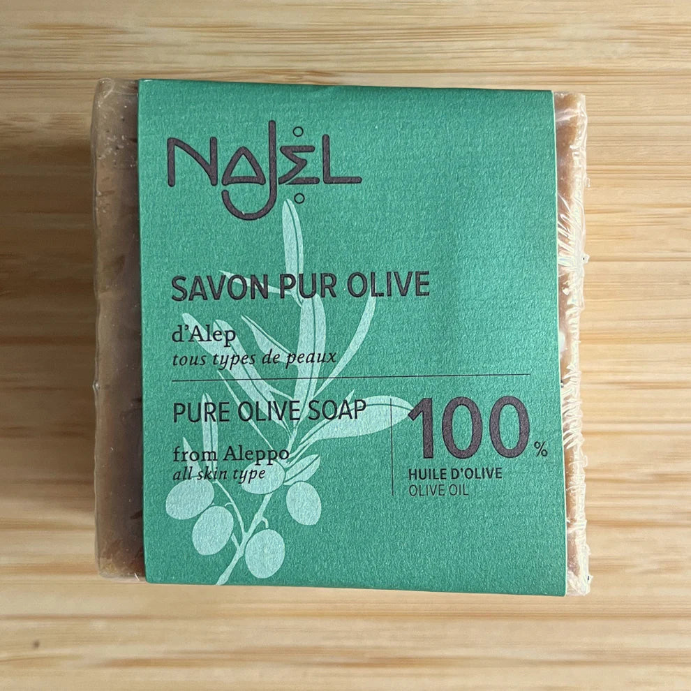 Najel Natural Aleppo Pure Olive Soap, 100% Olive Oil