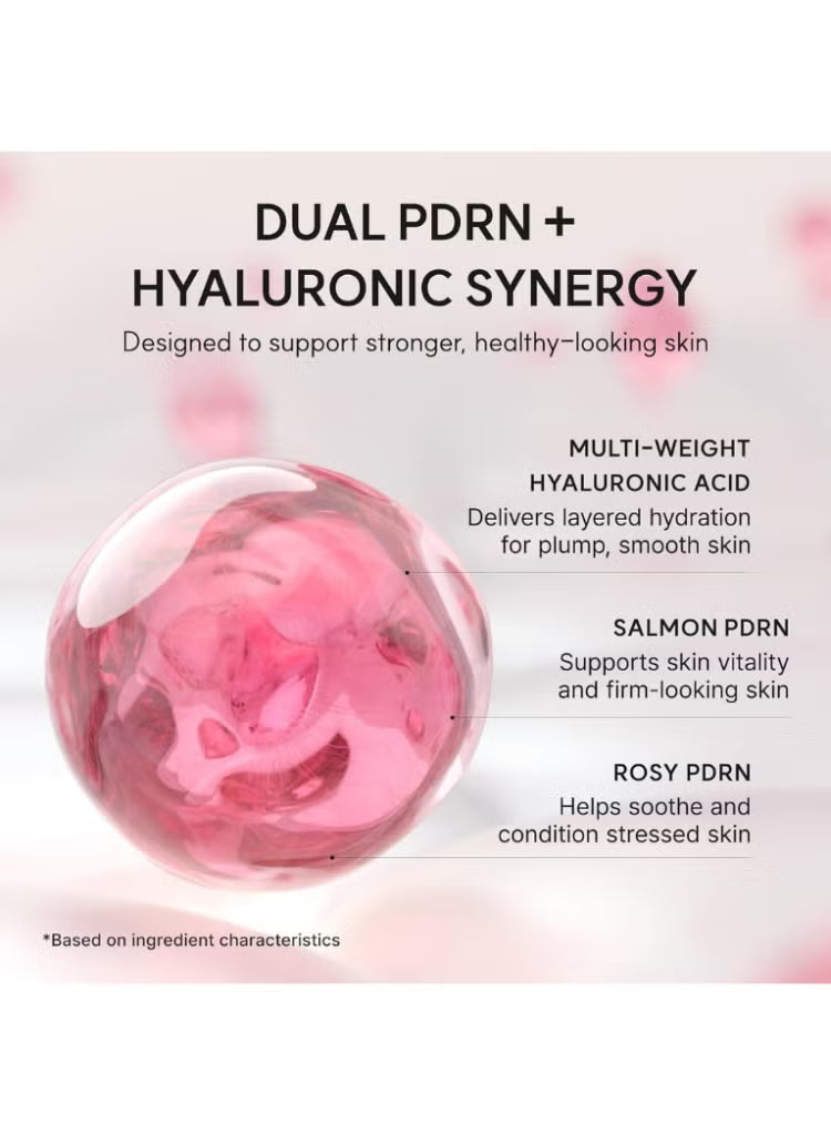 Arencia PDRN Booster Shot Face & Eye Moisturizer 30ml – Skin Recovery Rosy-PDRN Complex 5% + Peptides for Sensitive Skin