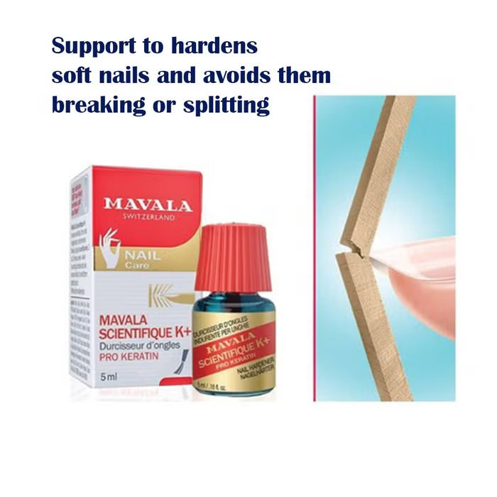 Mavala Double Lash 10ml & Mavala Scientifique k+ Nail hardener 5ml Combo
