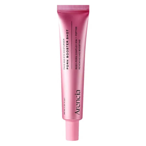 Arencia PDRN Booster Shot Face & Eye Moisturizer 30ml – Skin Recovery Rosy-PDRN Complex 5% + Peptides for Sensitive Skin