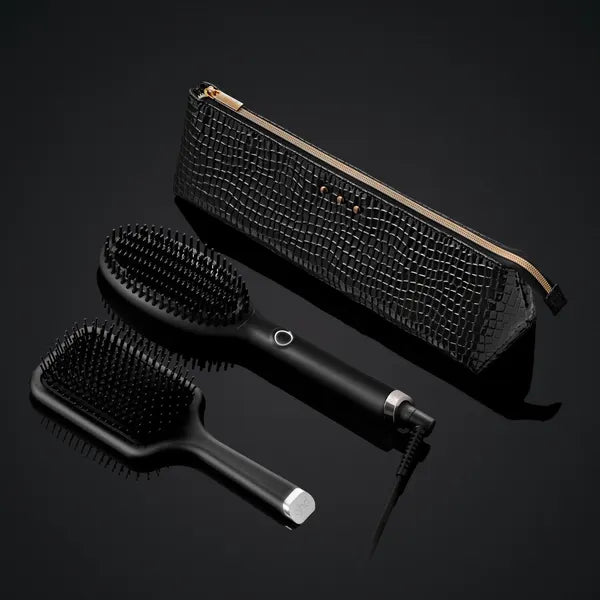 GHD Glide Smoothing Hot Brush Festive Gift Set in Black | Christmas Collection