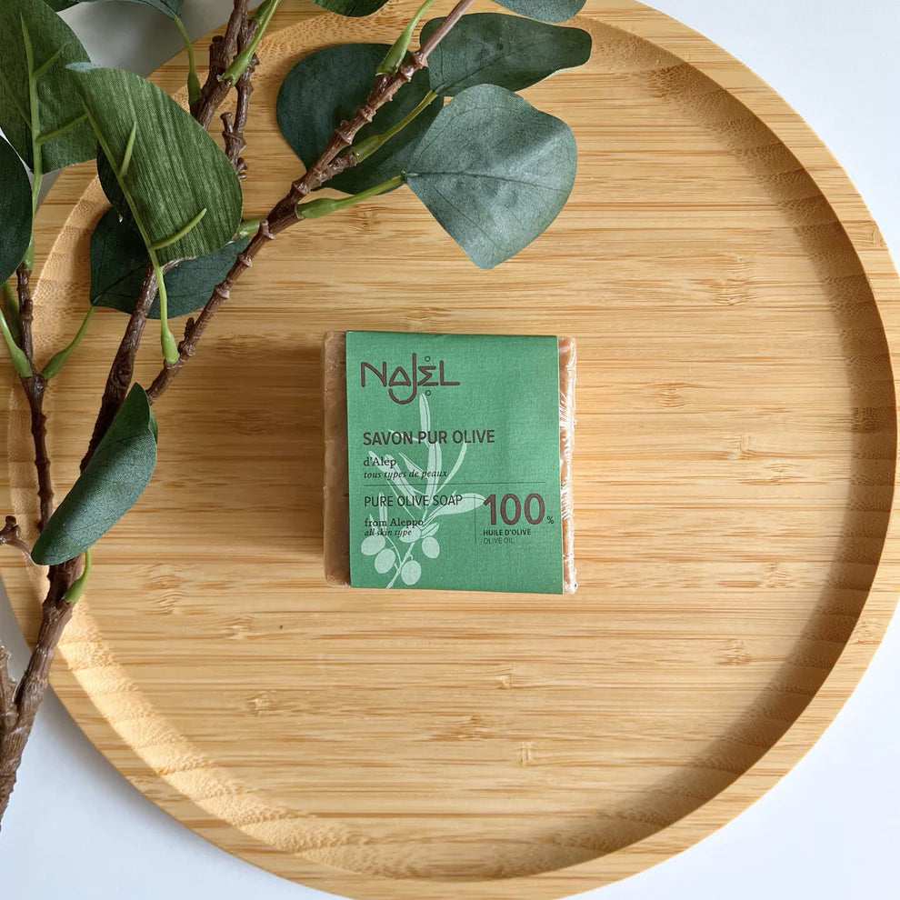 Najel Natural Aleppo Pure Olive Soap, 100% Olive Oil