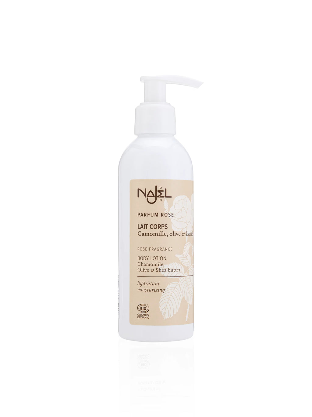 Najel Organic Body Lotion with Natural Rose