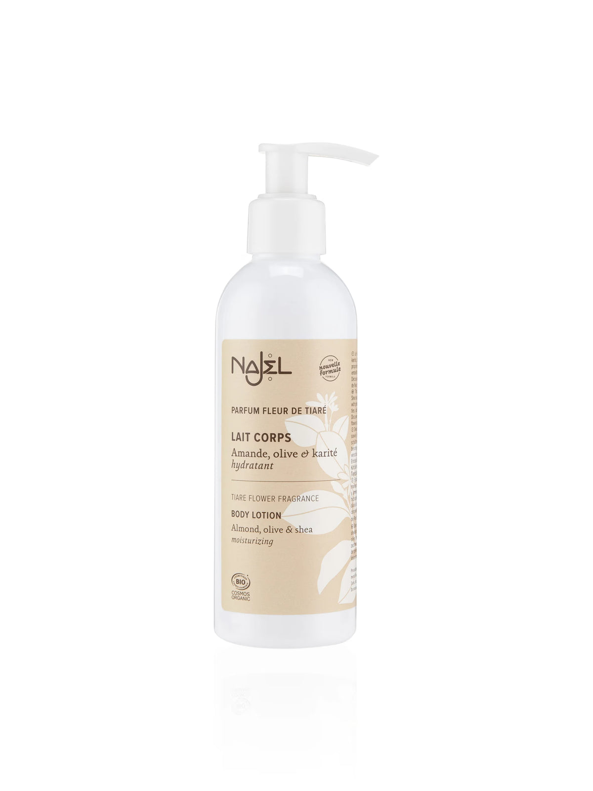 Najel Organic Body Lotion with Natural Tiare Flower