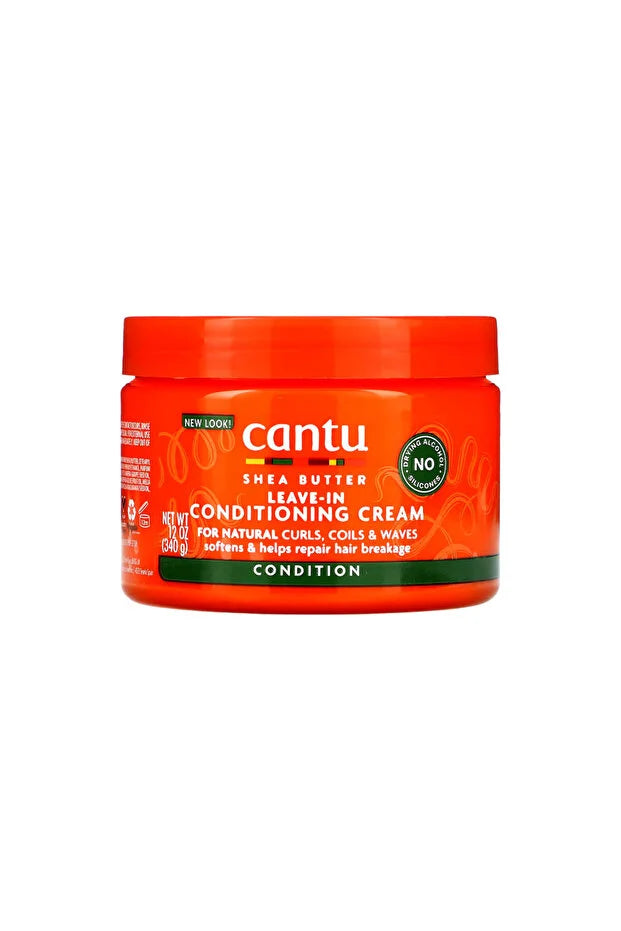 Cantu Shea Butter Natural Leave-In Conditioning Cream - 340 gms