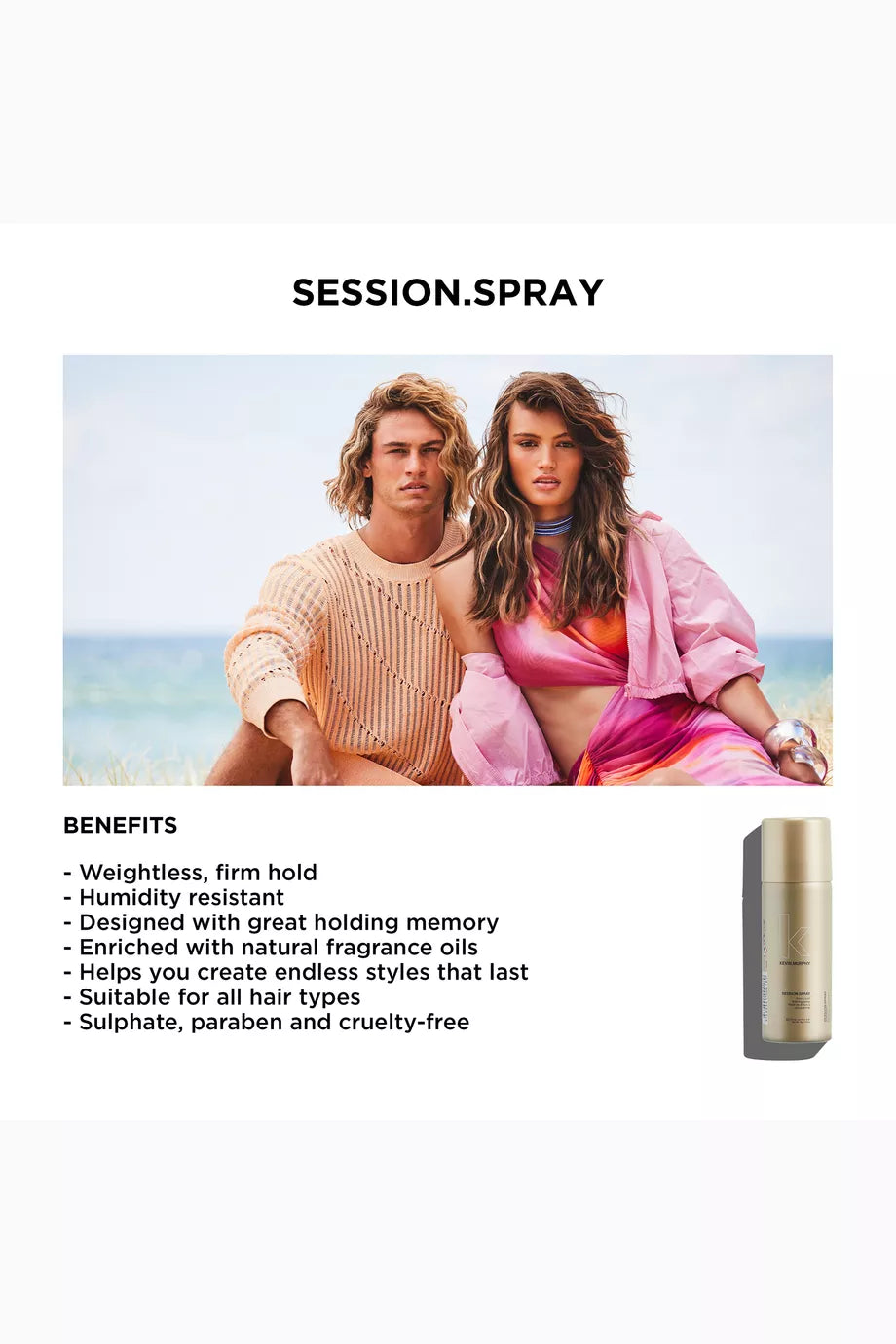 Kevin Murphy Session Spray Strong Hold Finishing Spray 100ml