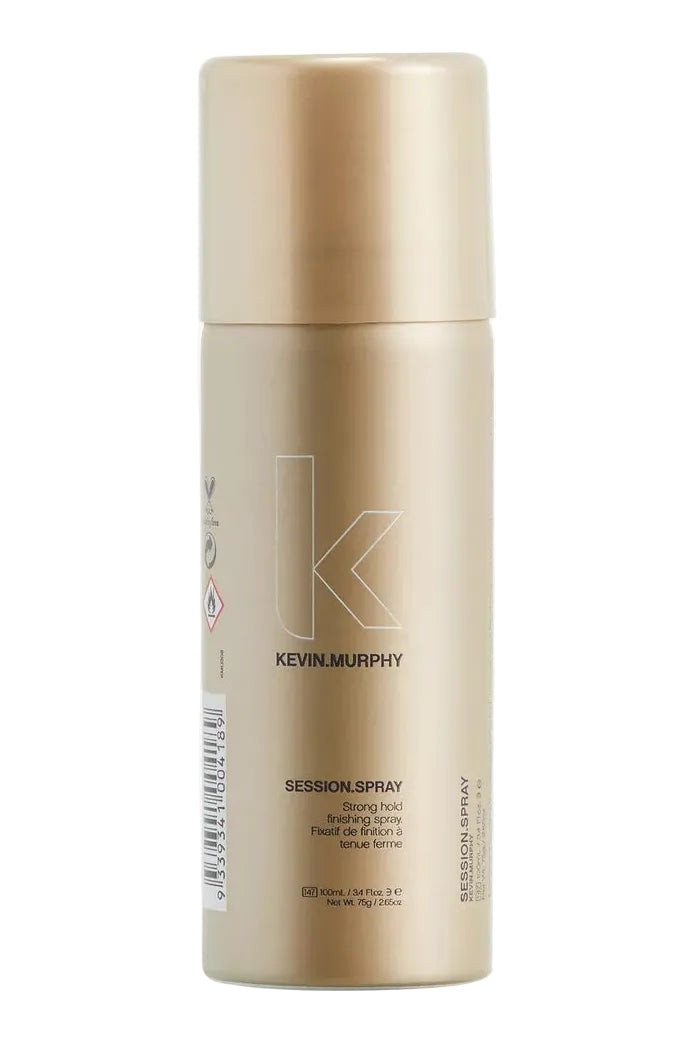 Kevin Murphy hair spray bottle on a white background