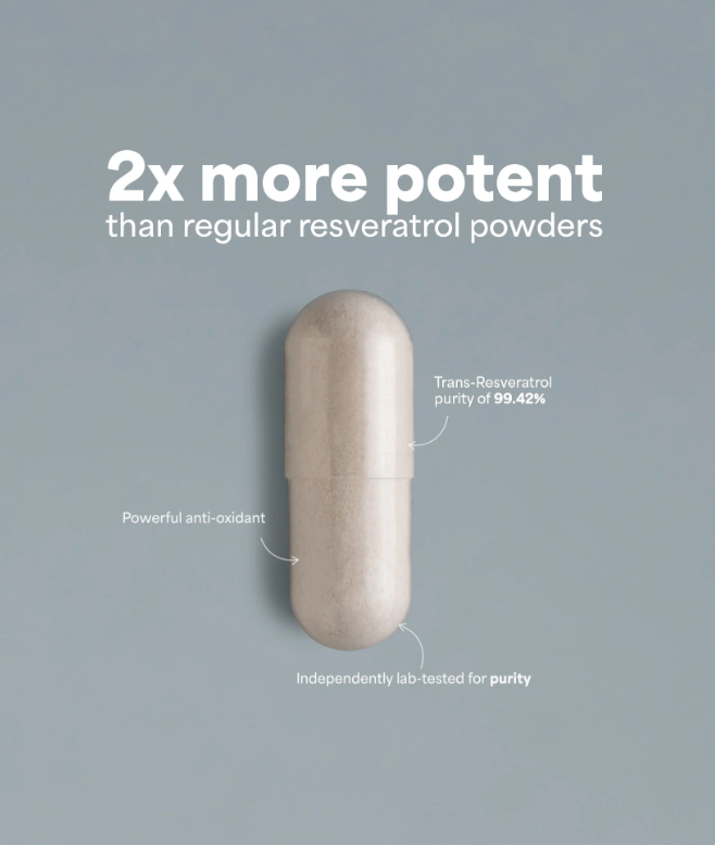 SOOO solid: 99.83% purity Trans-Resveratrol