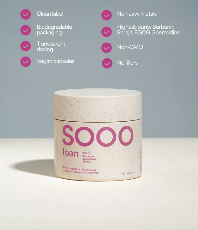 SOOO lean: Berberine, Spermidine, Shilajit, EGCG