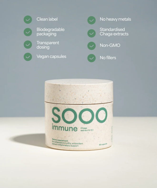 SOOO immune — Chaga Extract 9–11:1