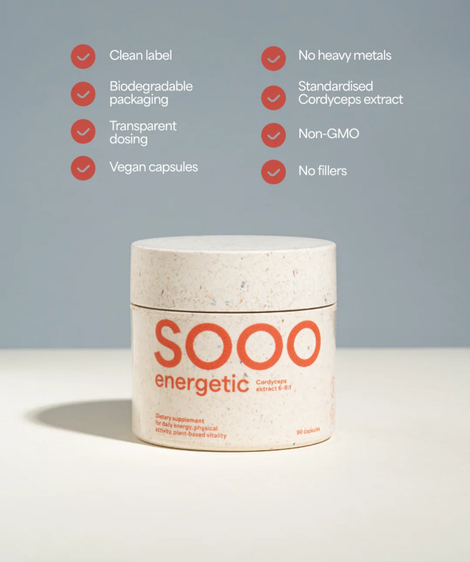 SOOO energetic: Cordyceps extract 6-8:1