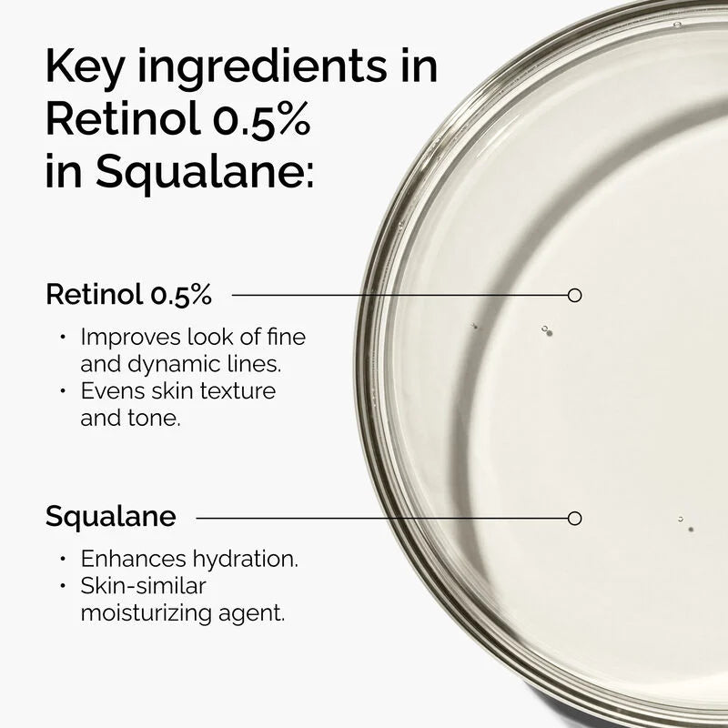 The Ordinary Retinol 0.5% in Squalane - 30ml