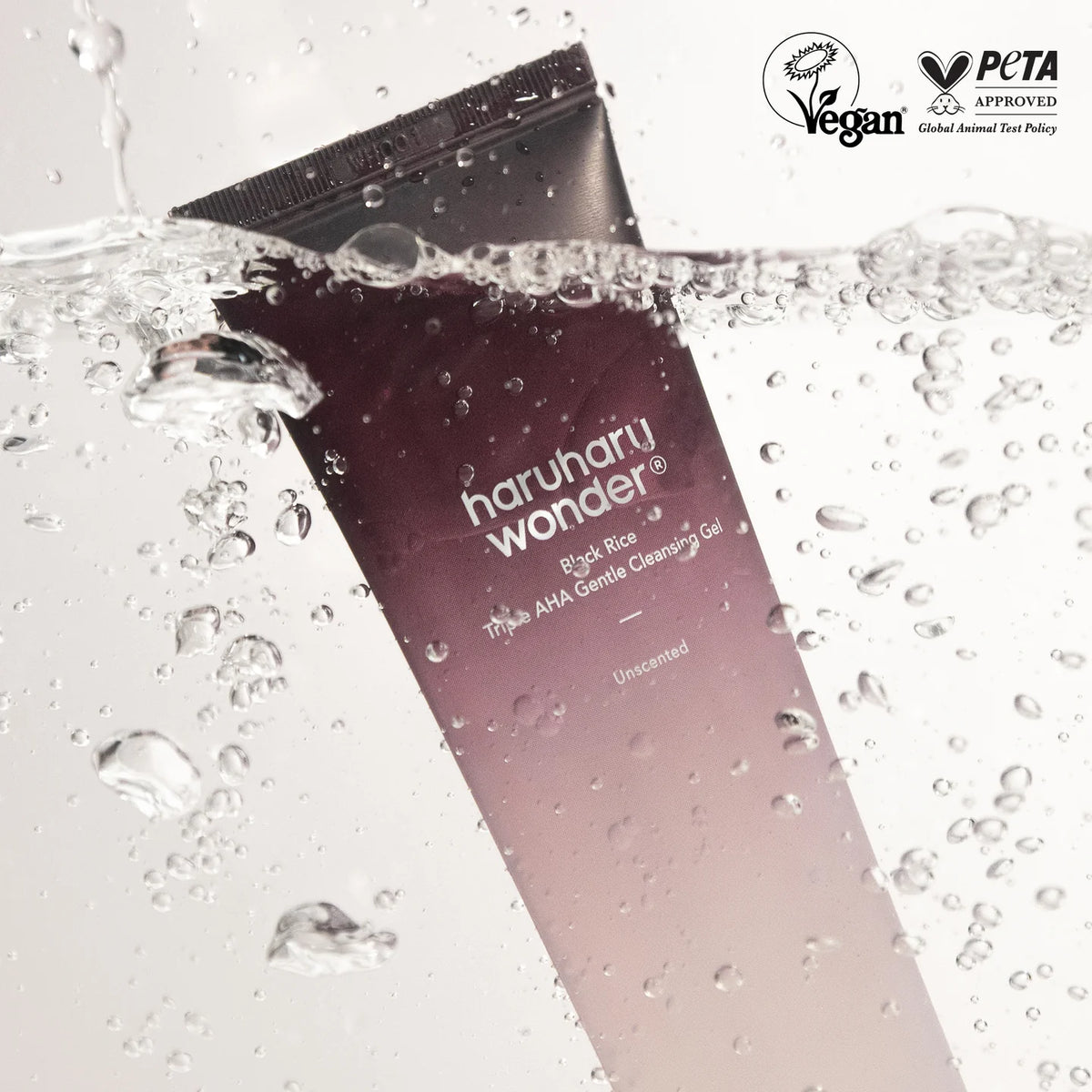 Haruharu Wonder Black Rice Triple AHA Gentle Cleansing Gel 100ml