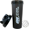 Optimum Nutrition BB Strada Stainless-Black 24 OZ Shaker Bottle