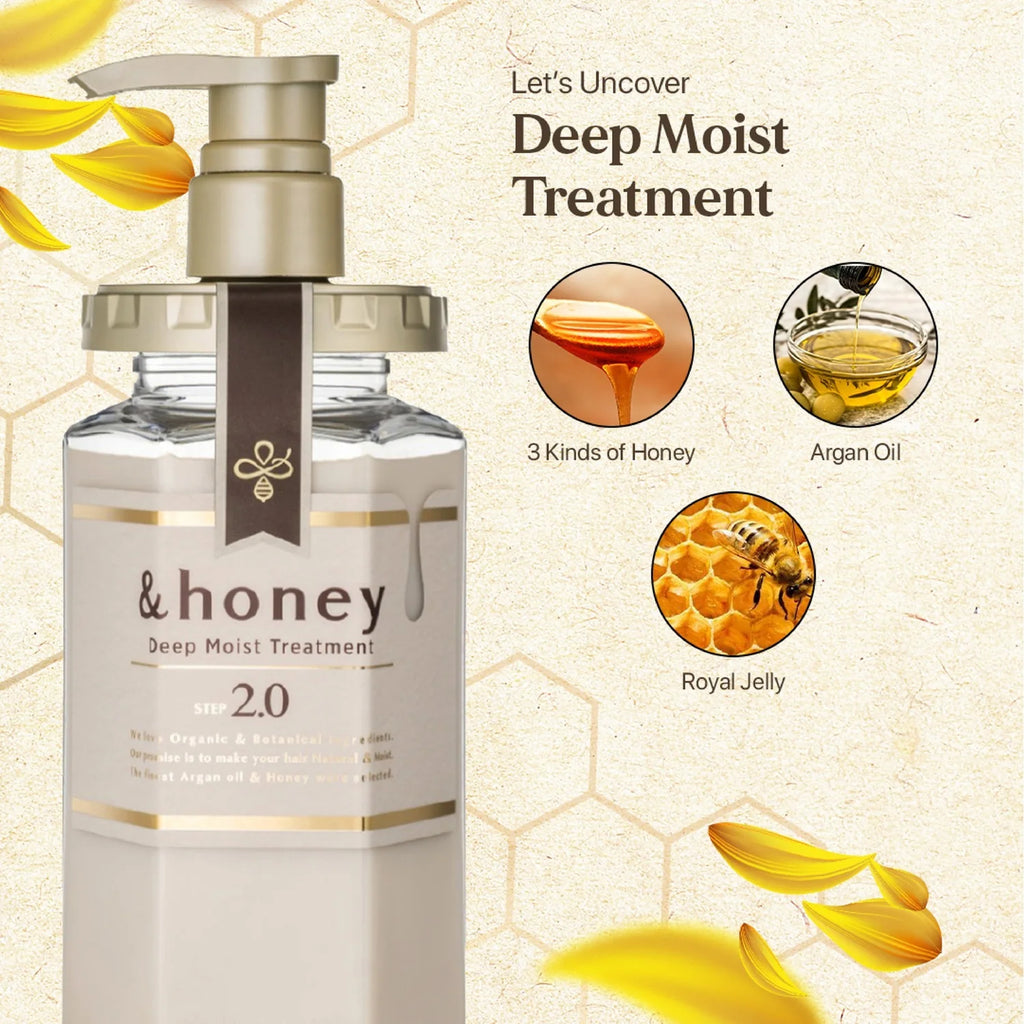&Honey Deep Moist Hair Treatment 2.0 445g