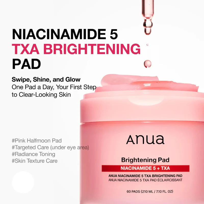 Anua Niacinamide 5 + TXA Brightening Pad 60 Pieces