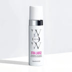 Bottle of Color Wow Xtra Large Bombshell Volumizer on a white background