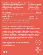 SOOO energetic: Cordyceps extract 6-8:1
