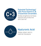 CeraVe Skin Renewing 10% Pure Vitamin C Serum with Ceramides (30 ml)