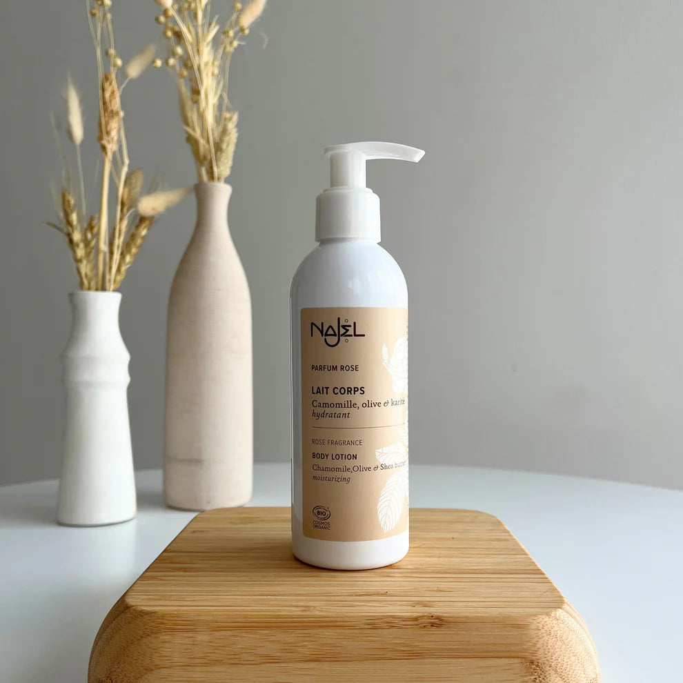 Najel Organic Body Lotion with Natural Rose