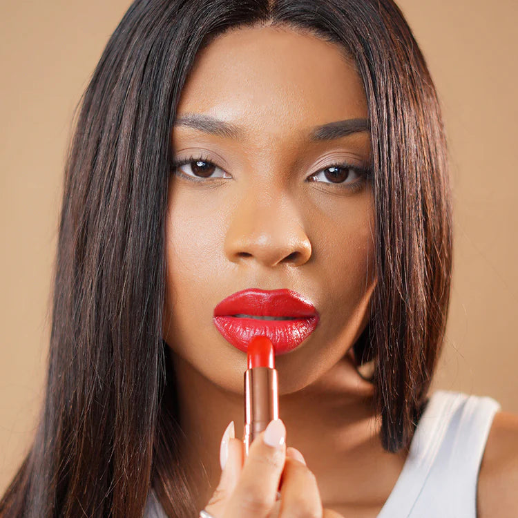 SKIN Story Scarlet Lipstick Clean Beauty lip Color