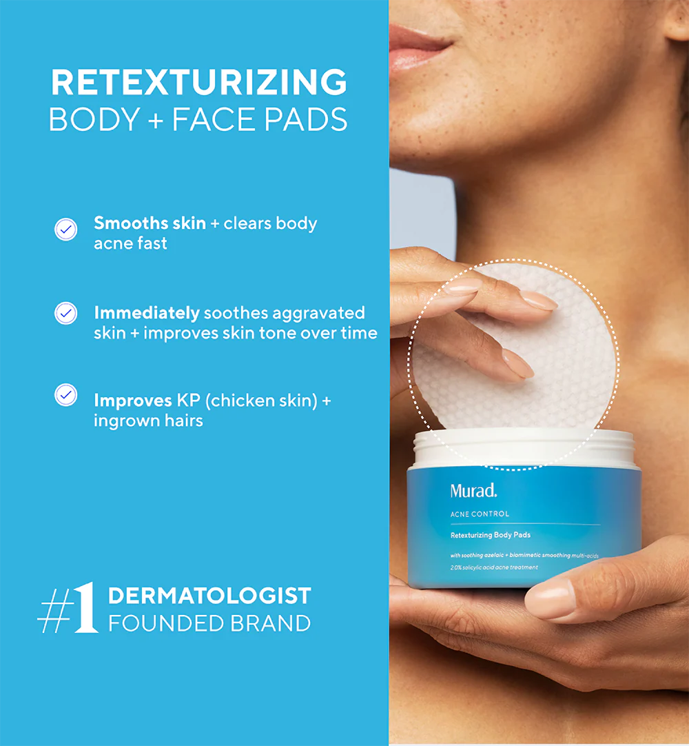 Murad Retexturizing Body Pads – 45 Pads