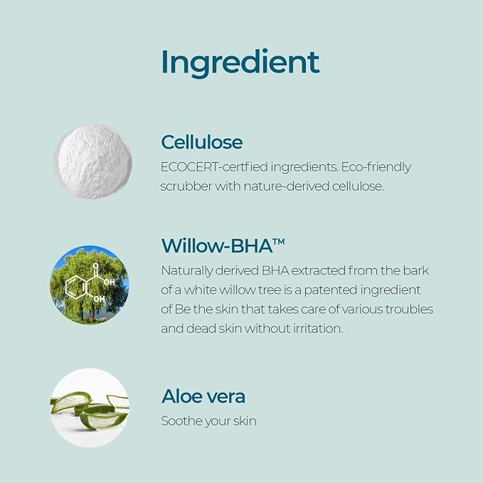 BE THE SKIN BHA+ Pore Zero 30 Second Exfoliator 100g