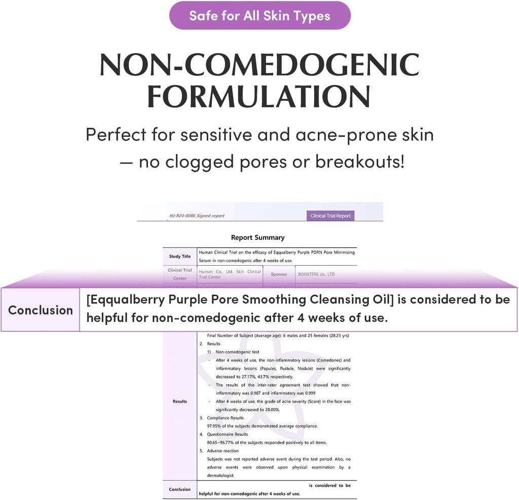 EQQUALBERRY PURPLE RICE PORE SMOOTHING CLEANSING OIL 200ML
